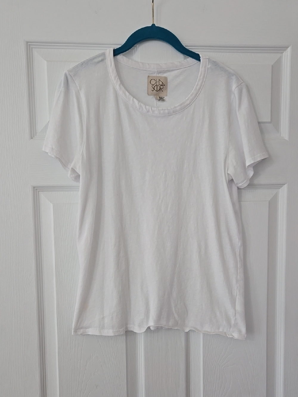 Chaser White Short Sleeve Crewneck Tee